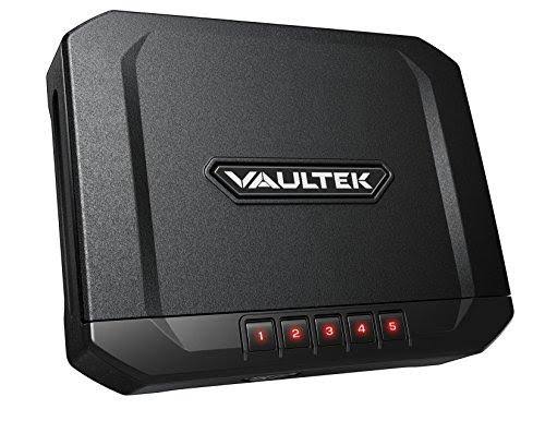 Portable Safe with Auto Open Lid Rechargeable Lithium-Ion Battery T457