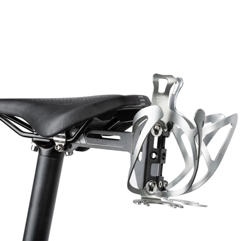 Black Aluminium Alloy Bike Bottle Cage Saddle Mount Adapter F57397