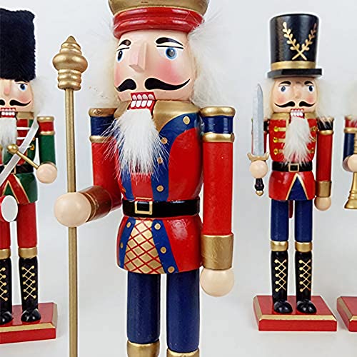 12 Inch Wooden Nutcracker Ornaments Christmas Decoration Figures S4156