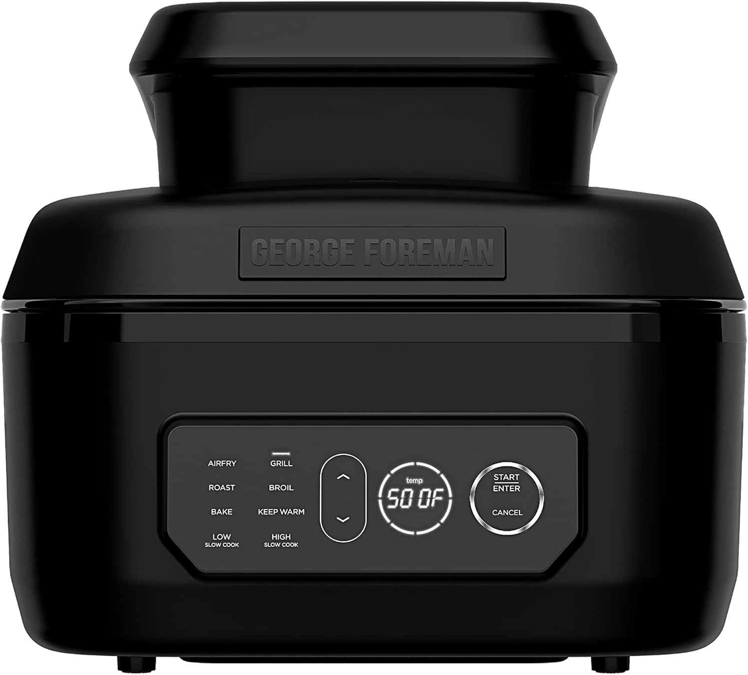 7-in-1 Electric Indoor Grill with Air Fry Technology, Black F4839