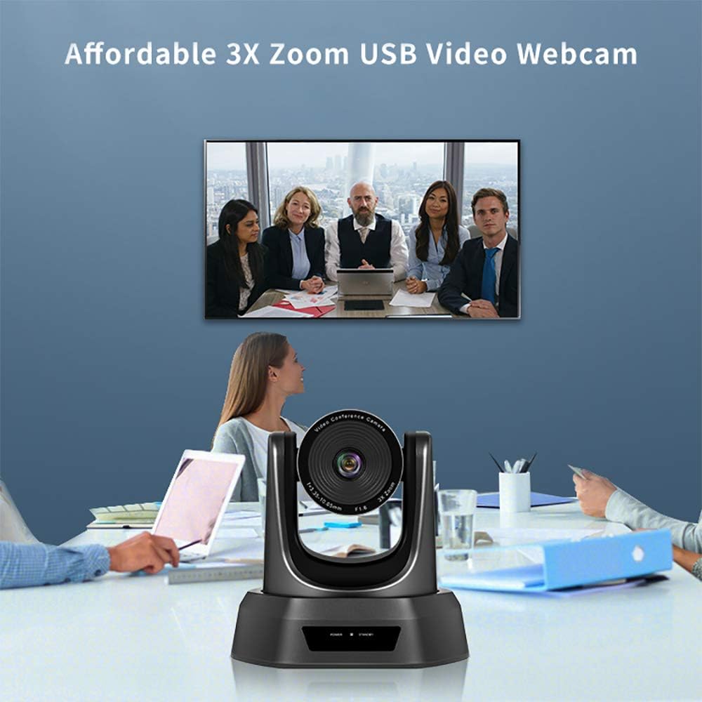 Full HD 1080p USB PTZ Video Conference Camera 3X Optical Zoom P2631