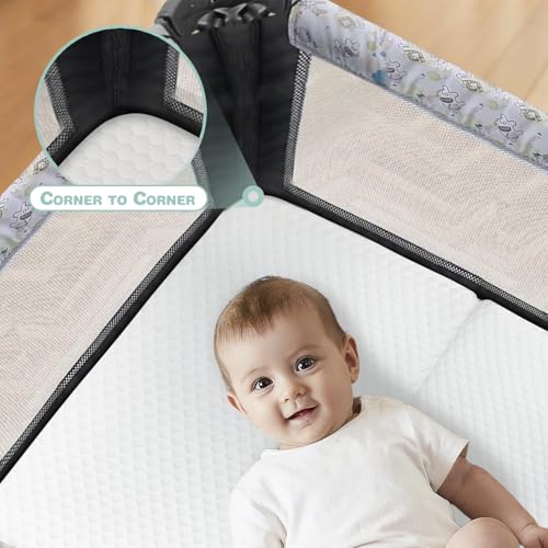 38x26 Trifold Memory Foam Travel Crib Mattress X564865