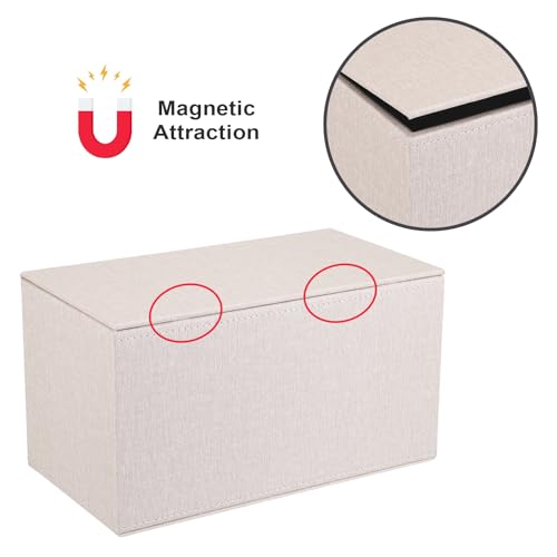 Black Leather Tissue Box Cover S1513