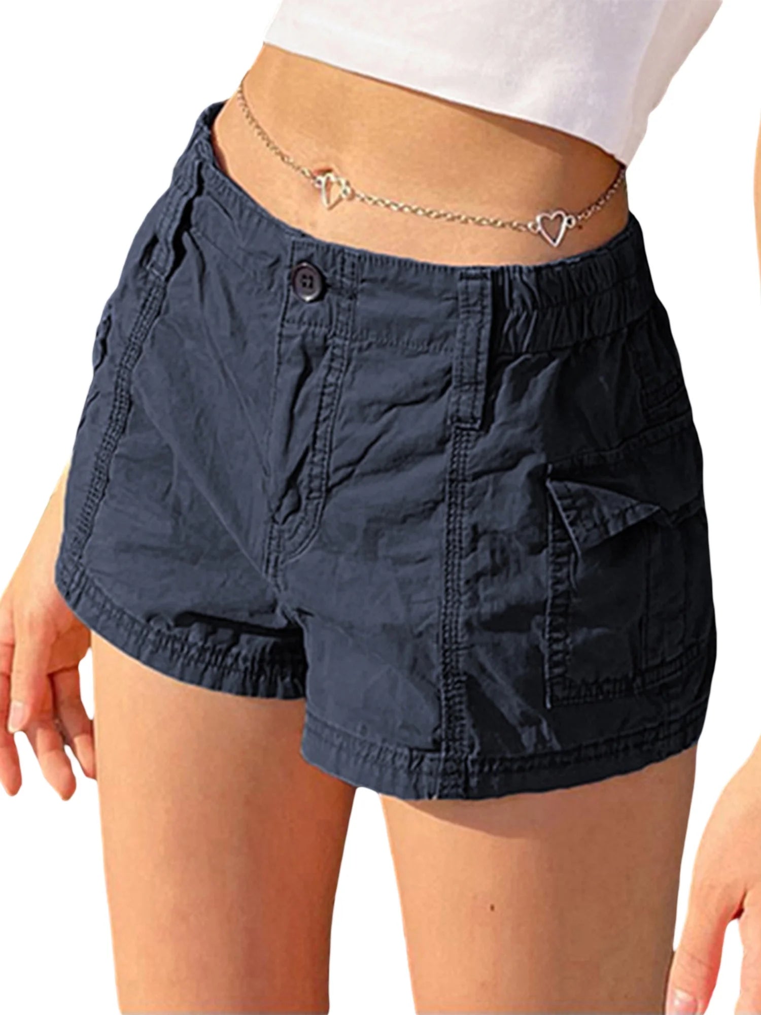 Women's Lightweight Hiking Cargo Shorts with Pockets Z3808
