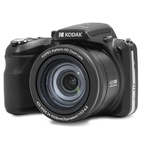 20MP Digital Camera 42X Optical Zoom 24mm Wide Angle Lens 1080P Full HD Video Optical Image Stabilization Li-Ion Battery 3" LCD Black Y987