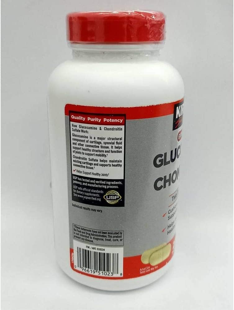 Extra Strength Glucosamine 1500mg Chondroitin 1200mg Sulfate 220 Tablets Pack of 2 E802732