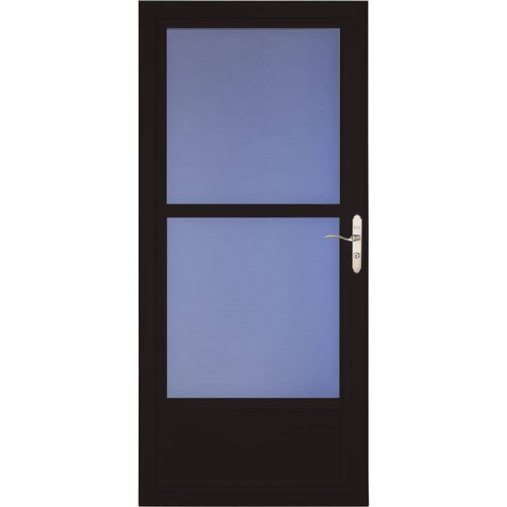 Black Mid-View Aluminum Storm Door E6924