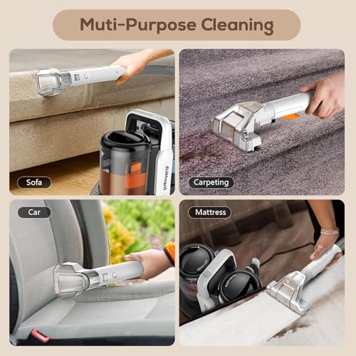 15Kpa Carpet & Upholstery Spot Cleaner with Dual Size Brush Head S891621