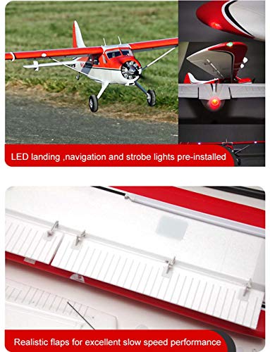 6 Channel Remote Control Airplane Beaver V2 2000mm Wingspan with Flaps LED Water Seaplane PNP E70939