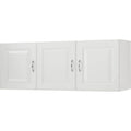 White Wood Composite Wall-Mount Utility Storage Cabinet J969058