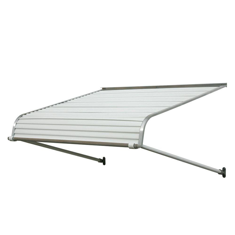 5 ft. Aluminum Door Canopy in White H60162