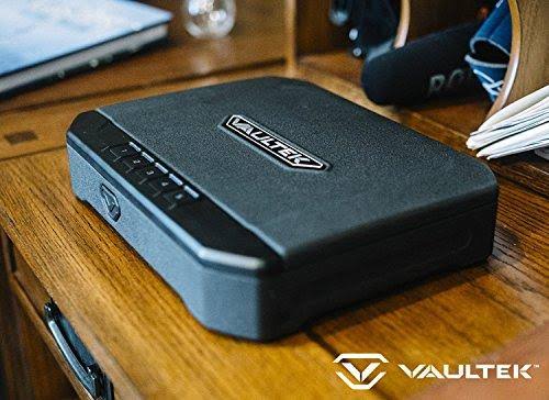 Portable Safe with Auto Open Lid Rechargeable Lithium-Ion Battery T457