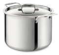 D5 Brushed 18/10 Stainless Steel 5-Ply Bonded Stock Pot C8372