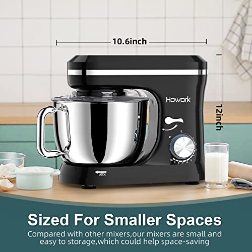 Blue Electric Stand Mixer with 6.5QT Stainless Steel Bowl U89739