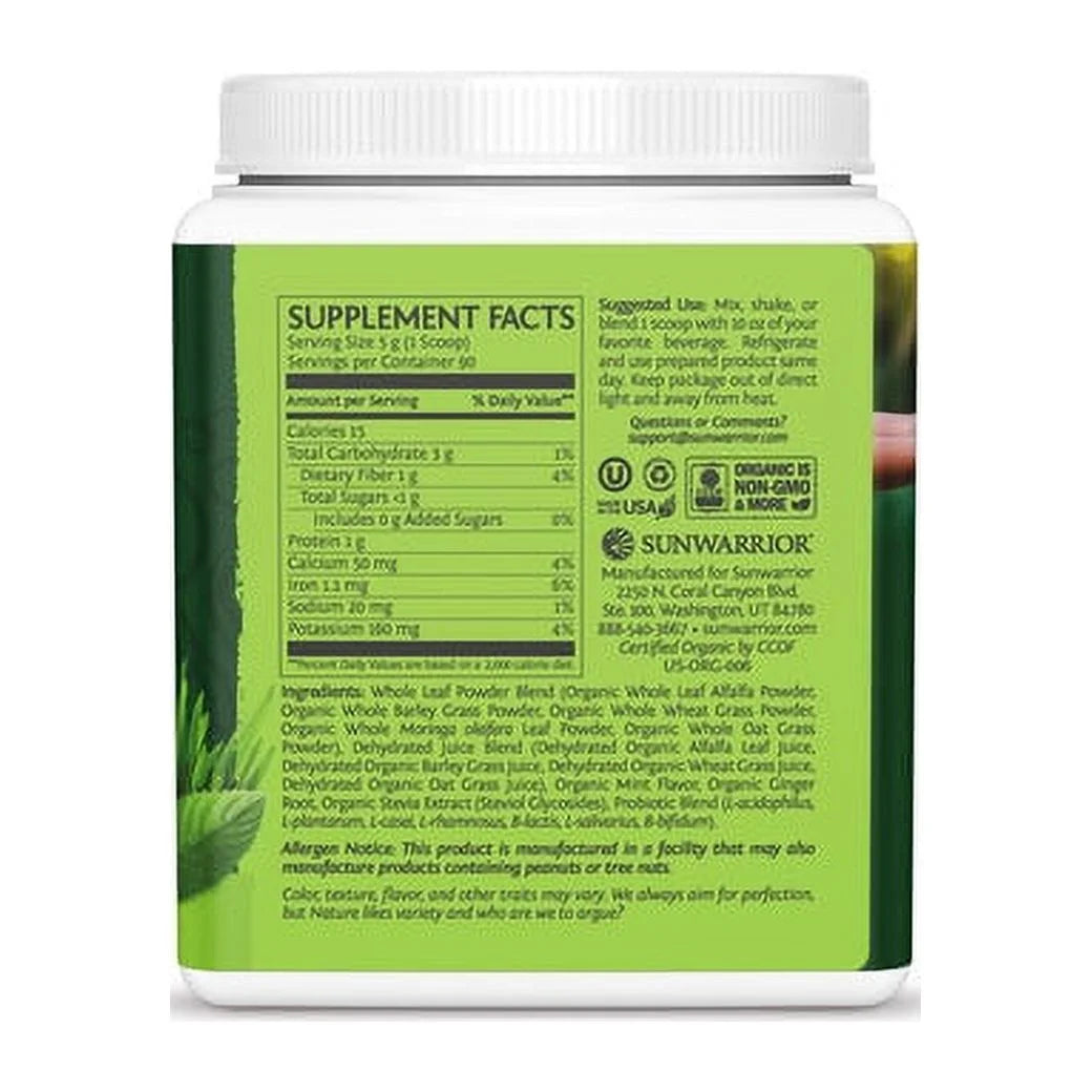 Organic Probiotic Powder, Mint, 450g J1008