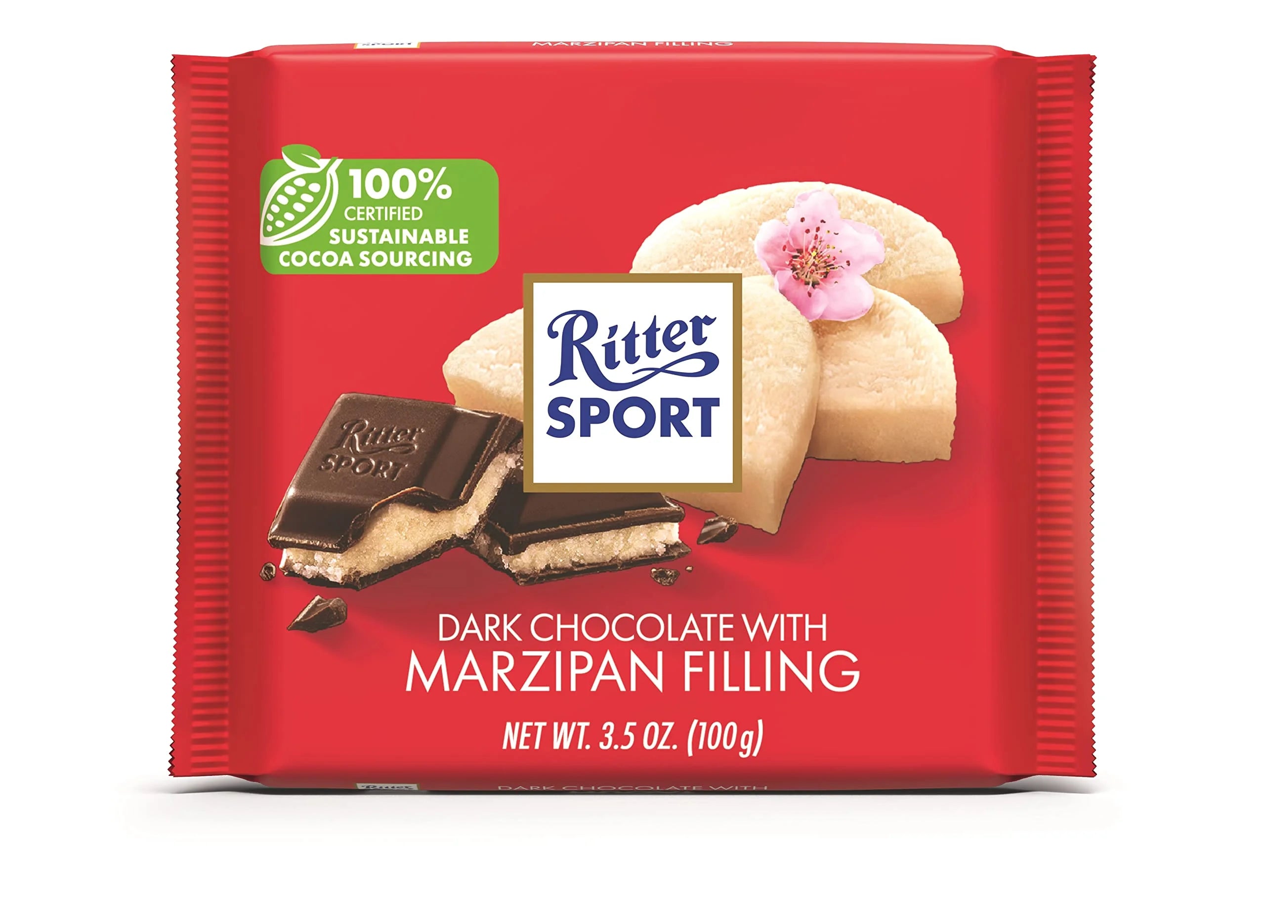 Dark Chocolate with Marzipan 3.5 Ounce (Pack of 12) N7857