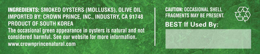 Smoked Oysters in Pure Olive Oil, 3-Ounce Cans (Pack of 18) N450
