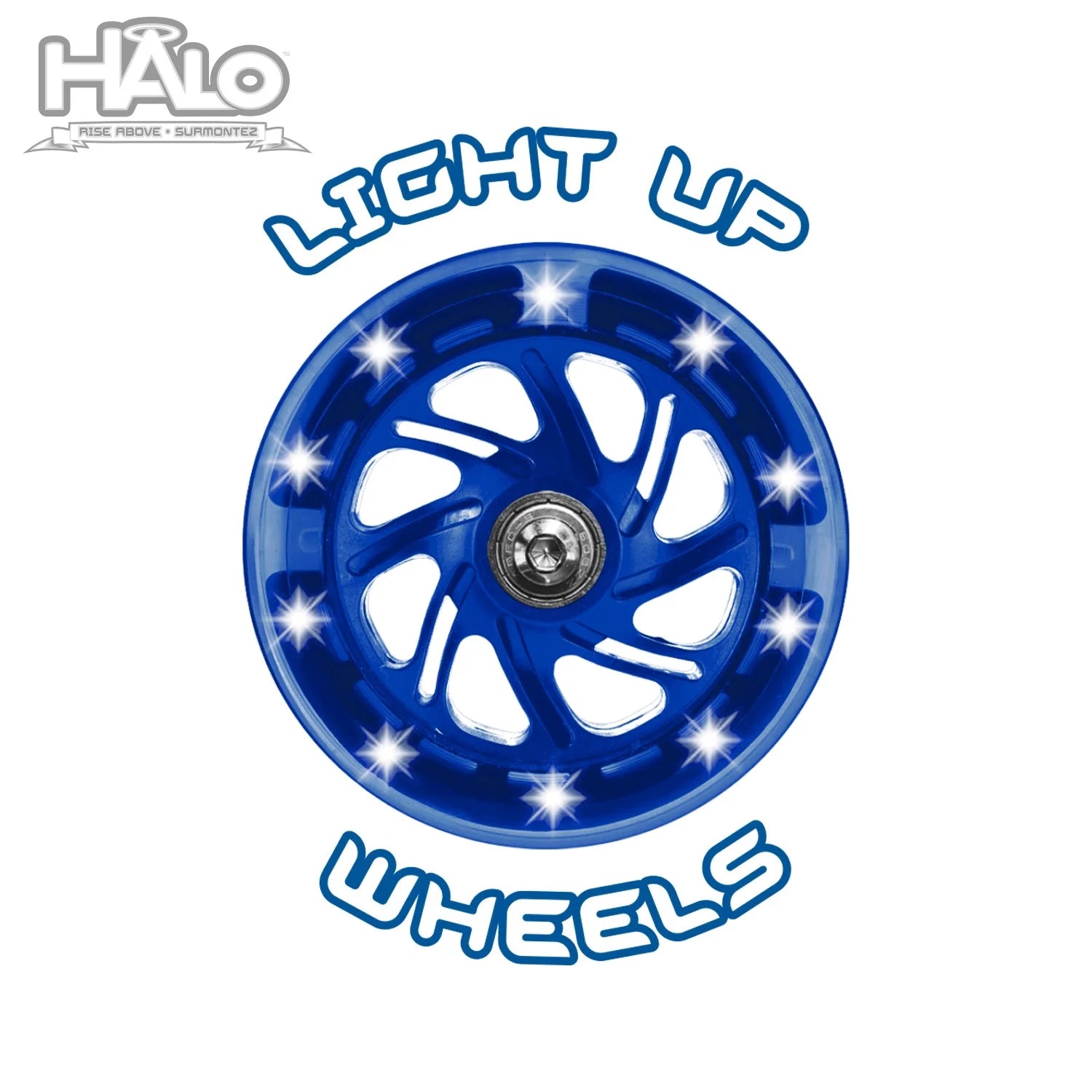 Blue 100mm Wheel Inline Scooter F150847