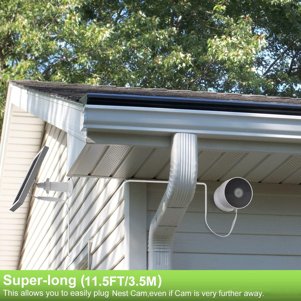 Silver Solar Panel for Nest Camera T2593