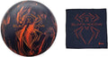 Black Bowling Ball 15lbs and Black Micro Suede Towel E9200
