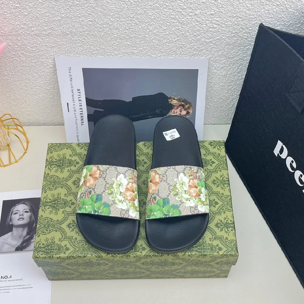 New Casual Print Slippers Y4055