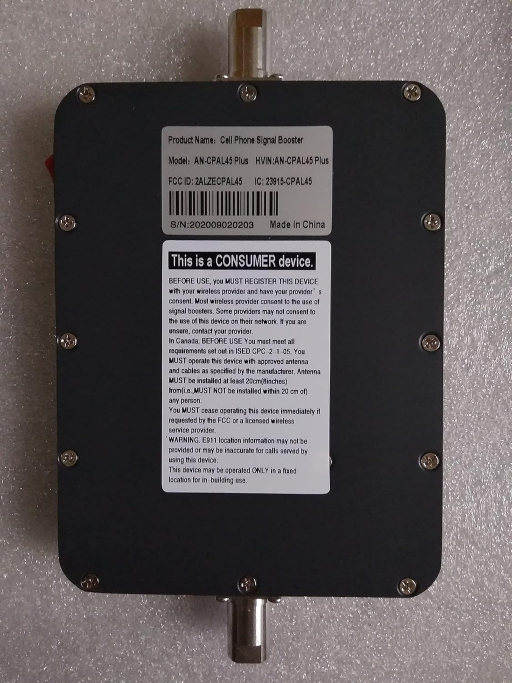 5 Bands Vehicle Cell Signal Booster D1715