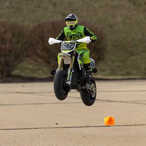 1/4 Super Moto Motorcycle FXR White RTR with Battery and Charger E71715