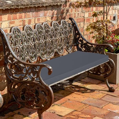 Navy Waterproof Bench Cushion 59 x 18 Inch D2789