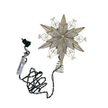 10-Light 6-Point Capiz Star Treetop H31841