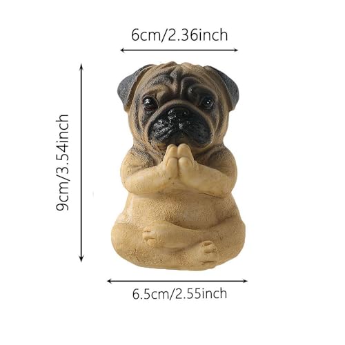 Large Meditation Sitting Dog Statue C6392