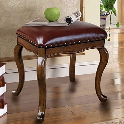 Leather Vanity Stool I77930