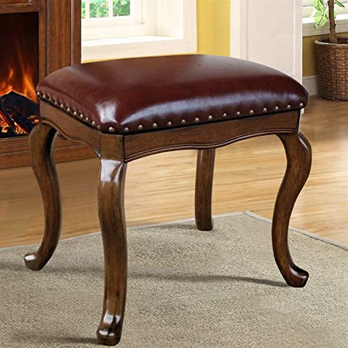 Leather Vanity Stool I77930