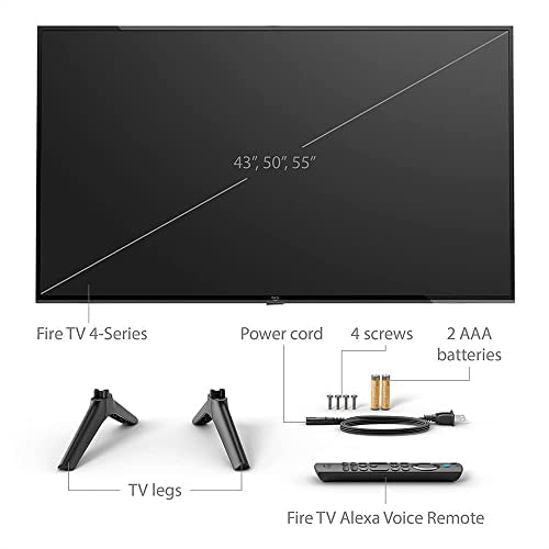 55" 4K UHD Smart TV with Alexa Voice Remote W12036