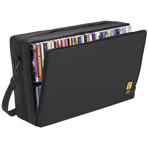 Black Nylon CD Carrying Case 60 Capacity P323340