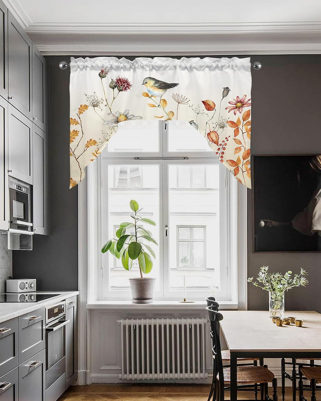 56''x36'' Rod Pocket Valance Curtains U861