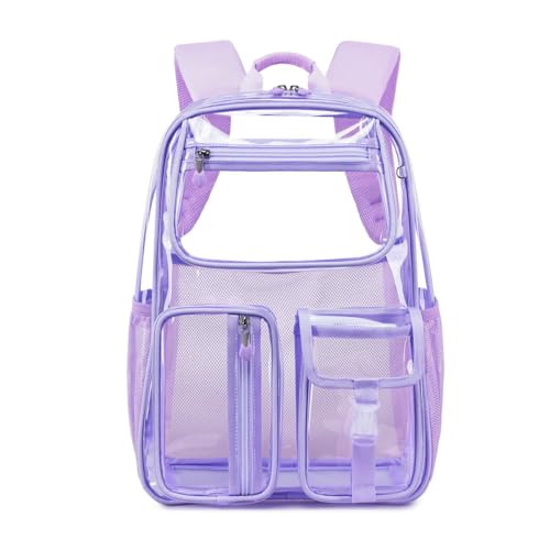 Clear 16 x 11 x 5inch TPU Backpack C9339