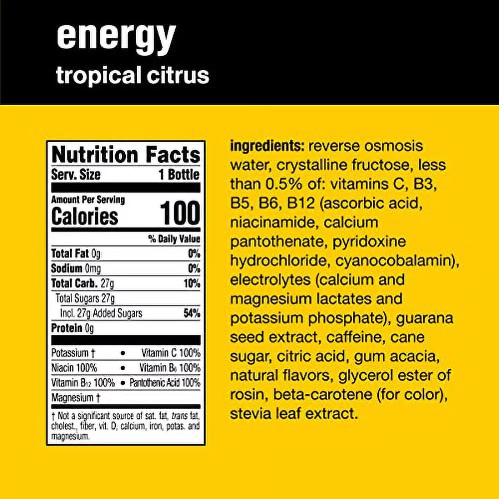 Tropical Citrus Drinks, 20 Fl Oz, 12 Pack G708578