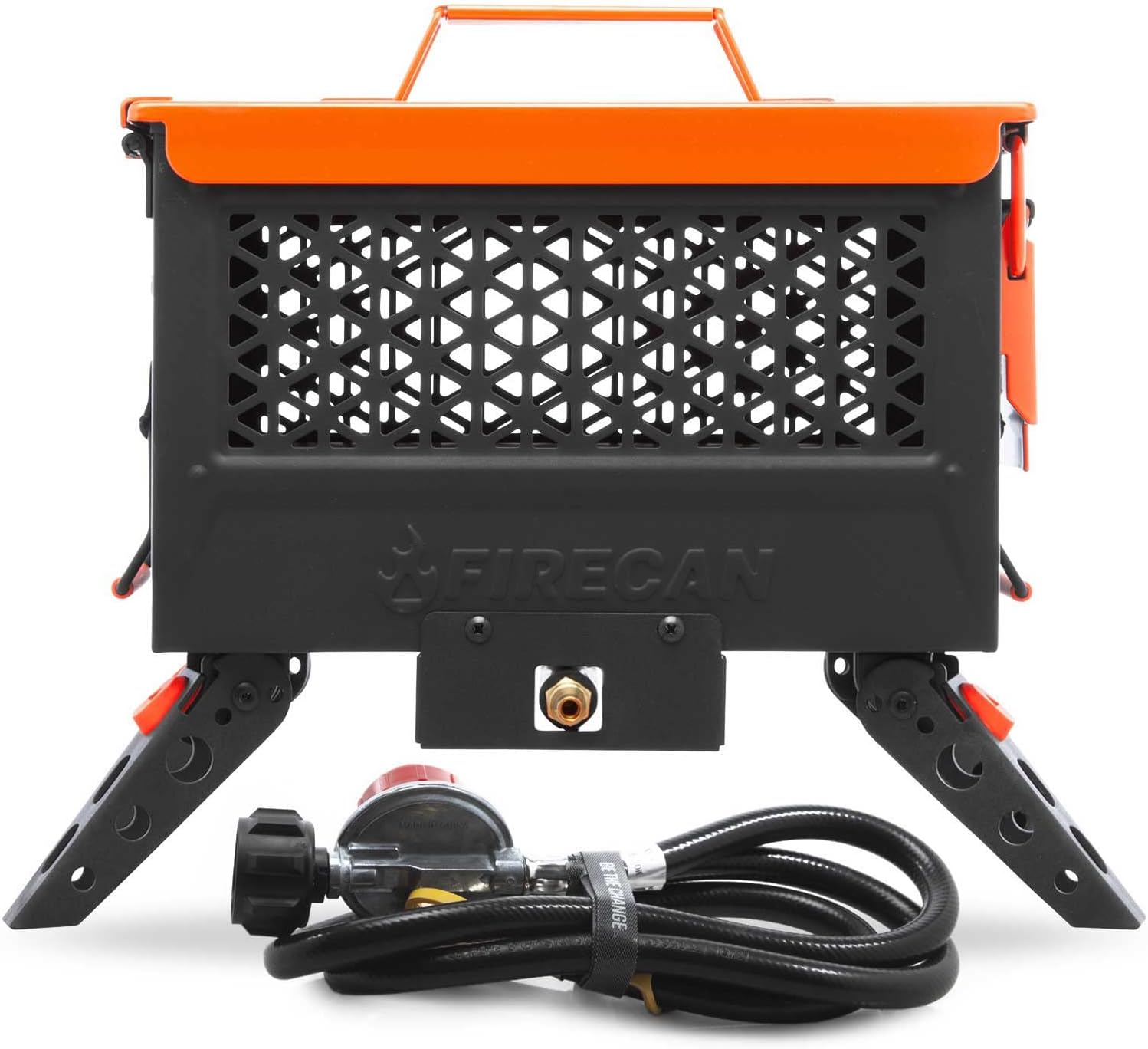 Portable Propane Fire Pit with Hose and Adjustable Regulator B343487