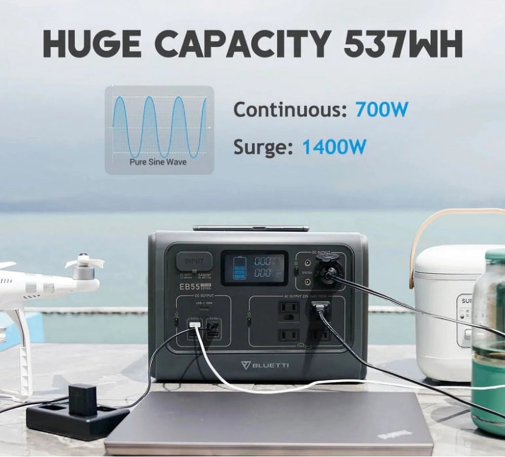700W 537WH Portable Power Station A259232