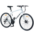 21 Speed Hybrid Bike Disc Brake 700C City Bicycle V491