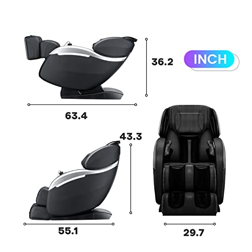Zero Gravity Shiatsu Massage Chair Recliner with Heat T50974