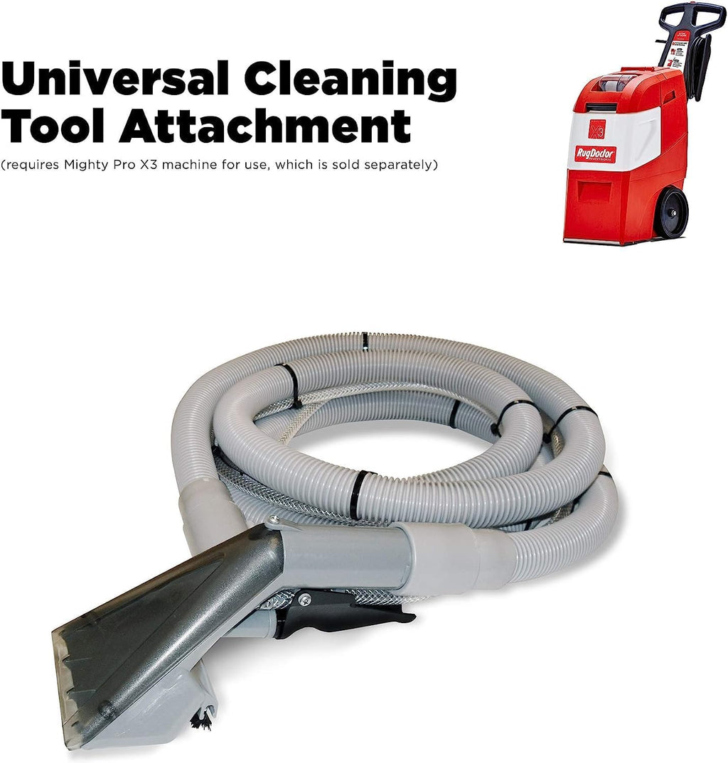 Universal Attachment for Carpet Cleaner, 12-ft Hose, Grey B84135