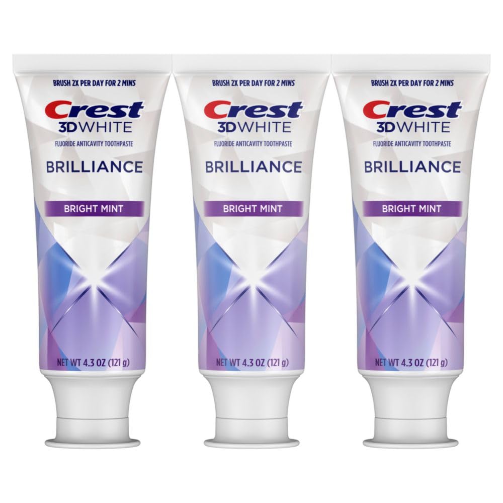 4.3 oz Pack of 3 Teeth Whitening Toothpaste Y853029