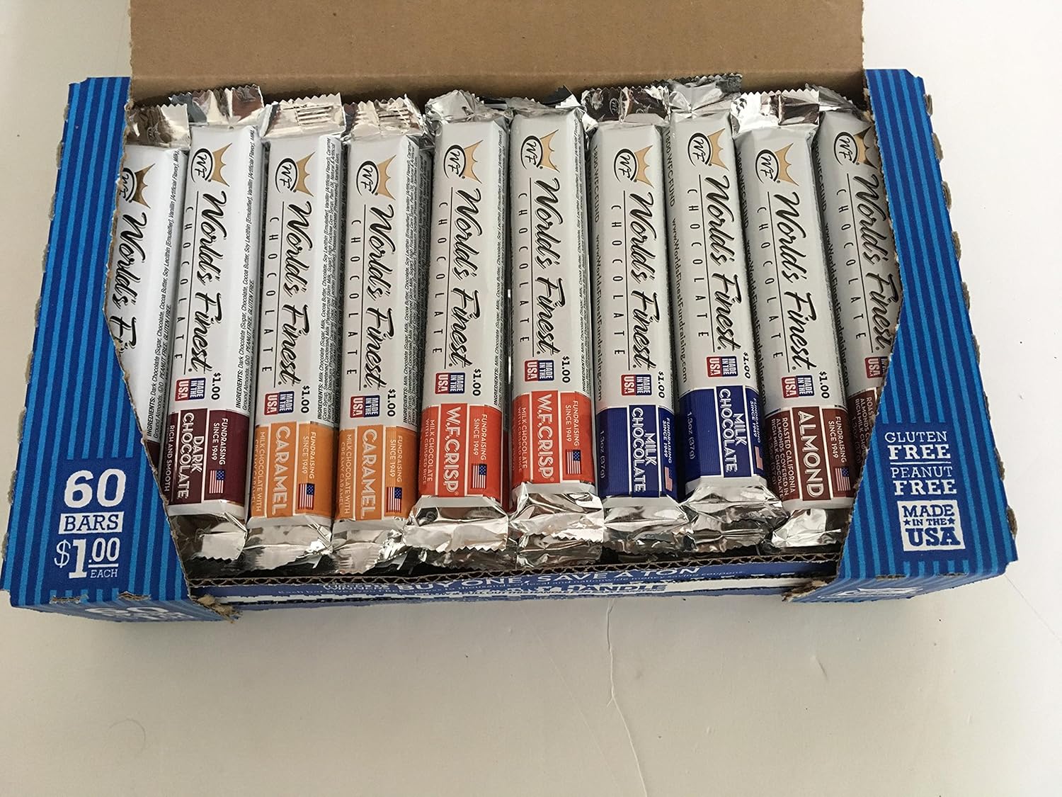 60 BARS Variety Pack Chocolate Q952170