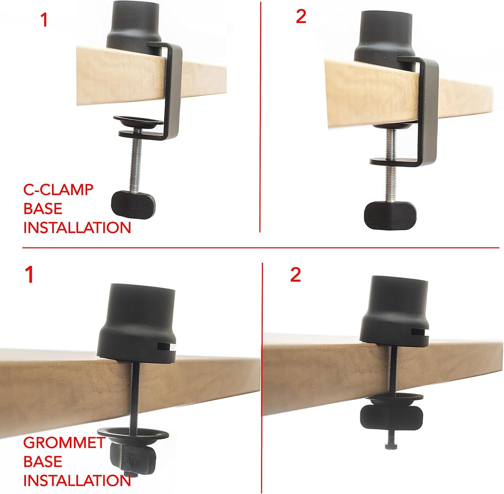 Adjustable 360° Rotatable Stainless Steel Microphone Arm Y13979