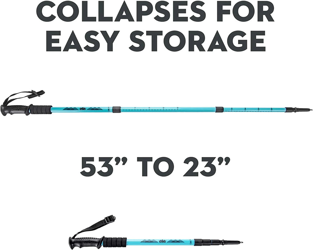 Aluminum Trekking Pole with Interchangeable Tips I4156