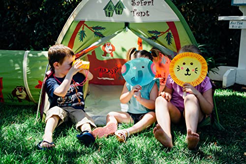 Red/Yellow/Blue Kids Dome Tent and Crawl Tunnel Combo R3661