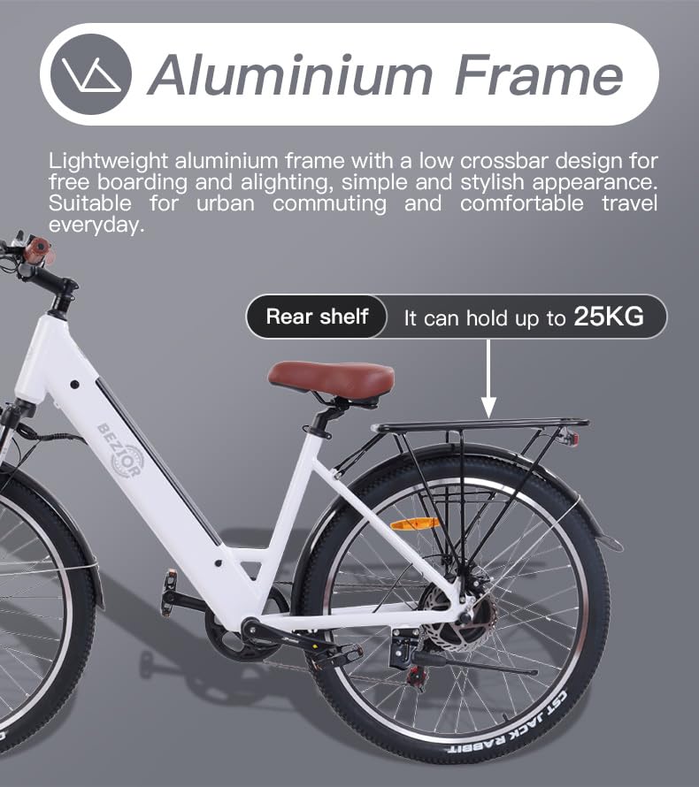 26" x 2.1 Fat Tire Electric Bicycle with 500w Motor 48V 10.4Ah Removable Lithium Battery H298041