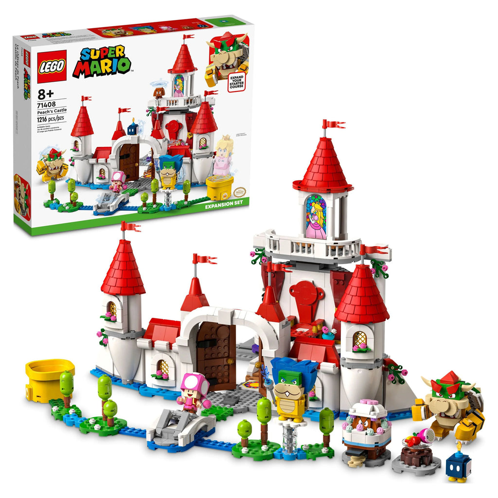 LEGO Super Mario Peach’s Castle Expansion Set 71408, Buildable Game Toy G50855
