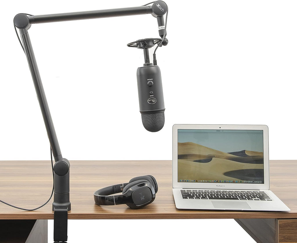 Adjustable 360° Rotatable Stainless Steel Microphone Arm Y13979